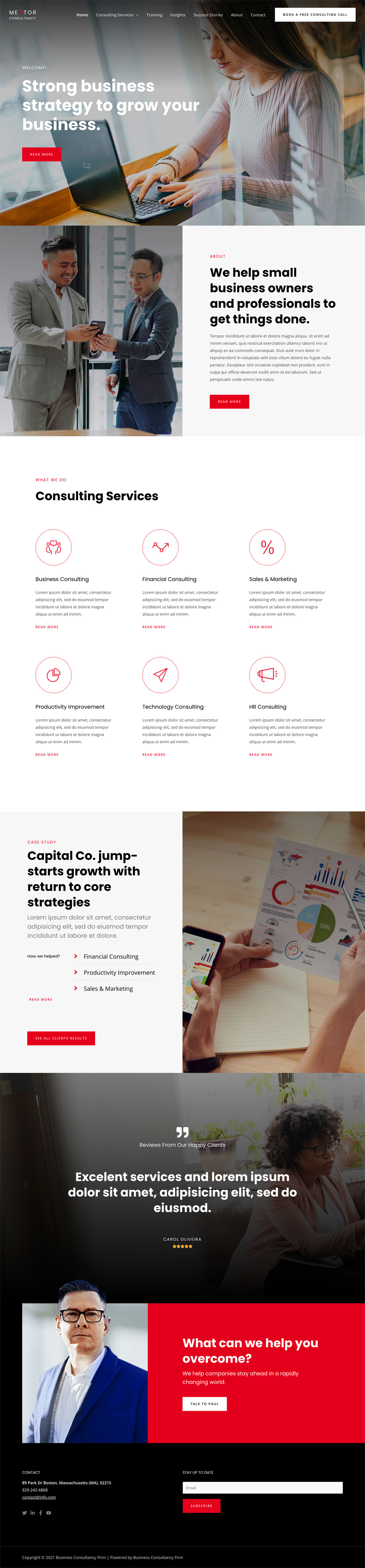 Business Consultancy Firm