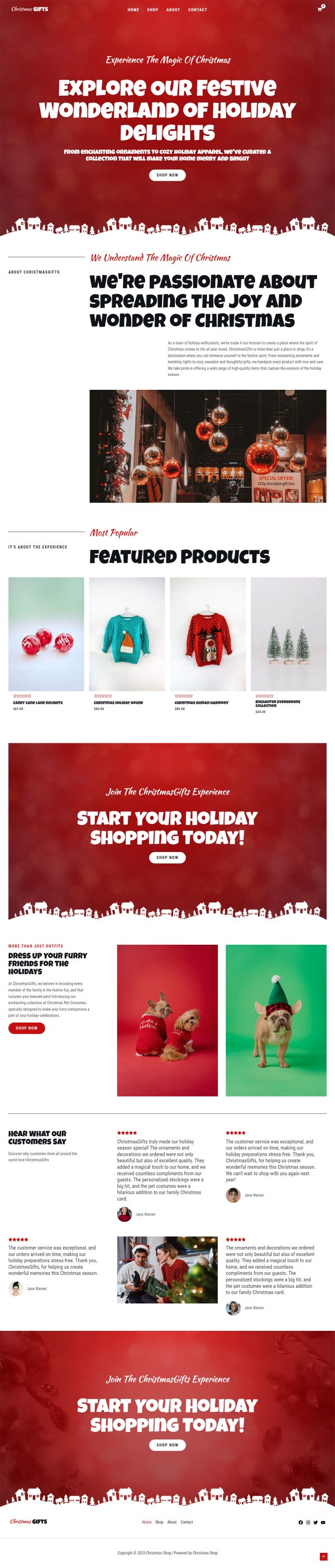 Christmas Shop