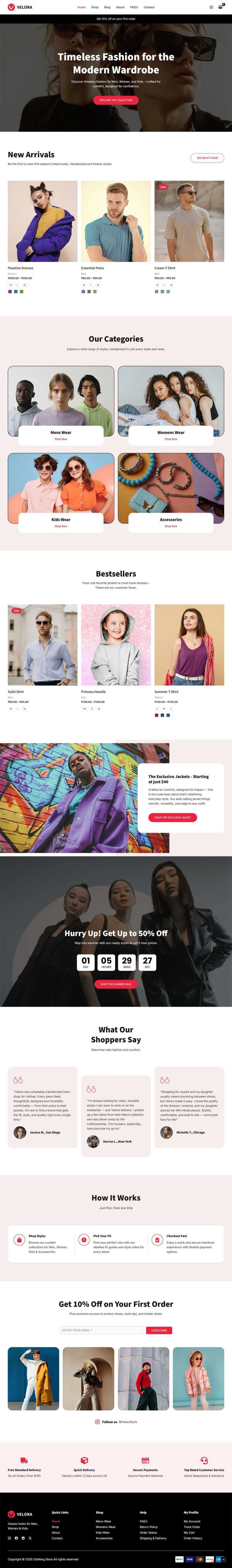 Clothing Store