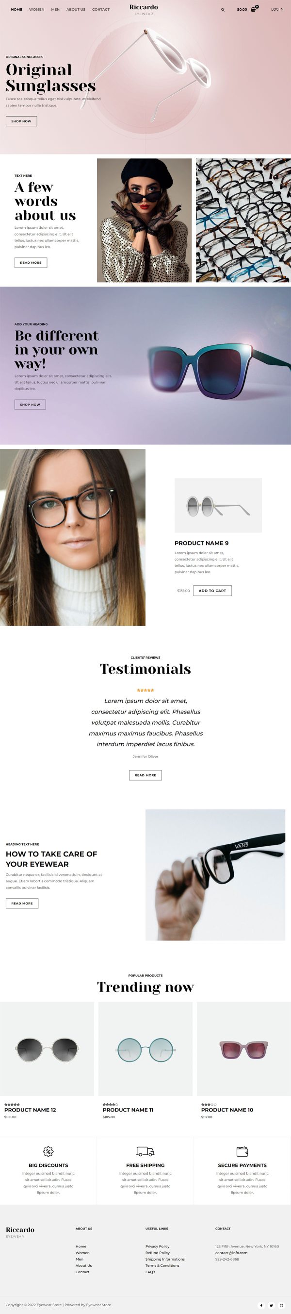 Eyewear Store