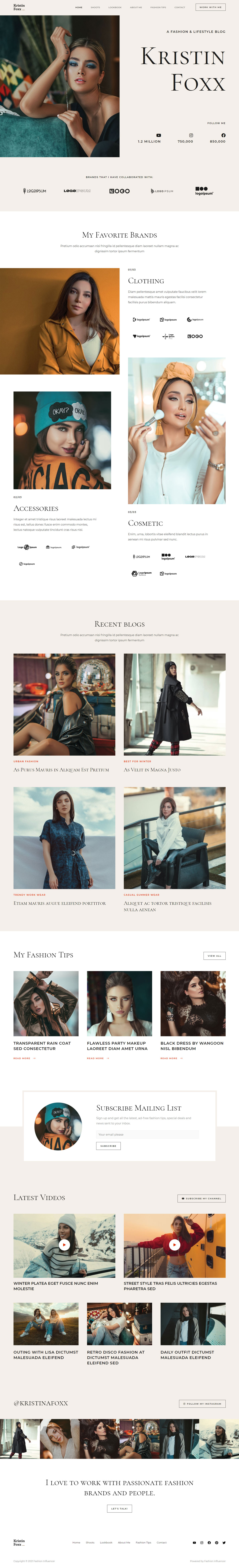 Fashion Influencer