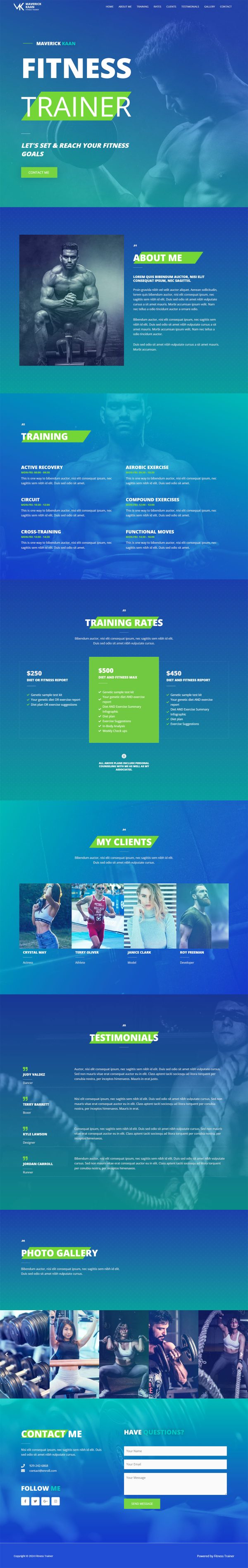 Fitness Trainer