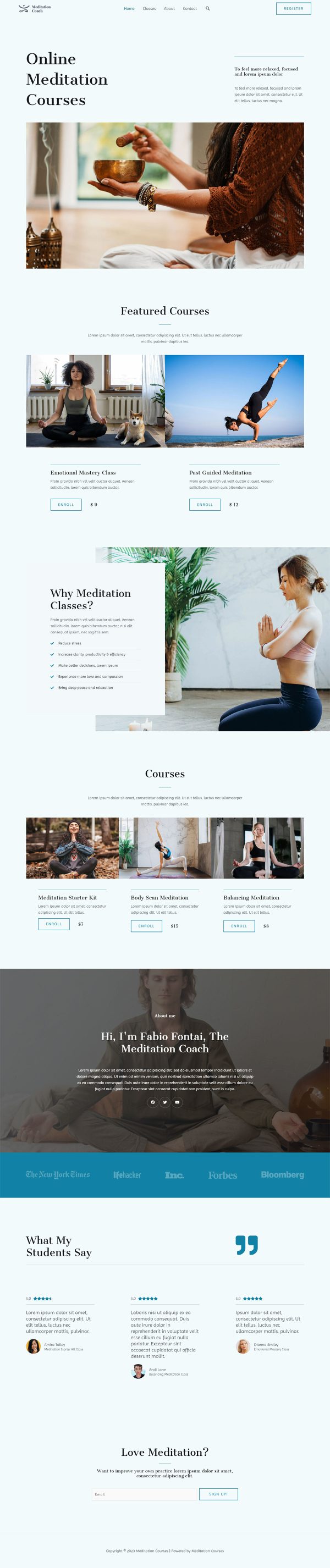 Meditation Courses