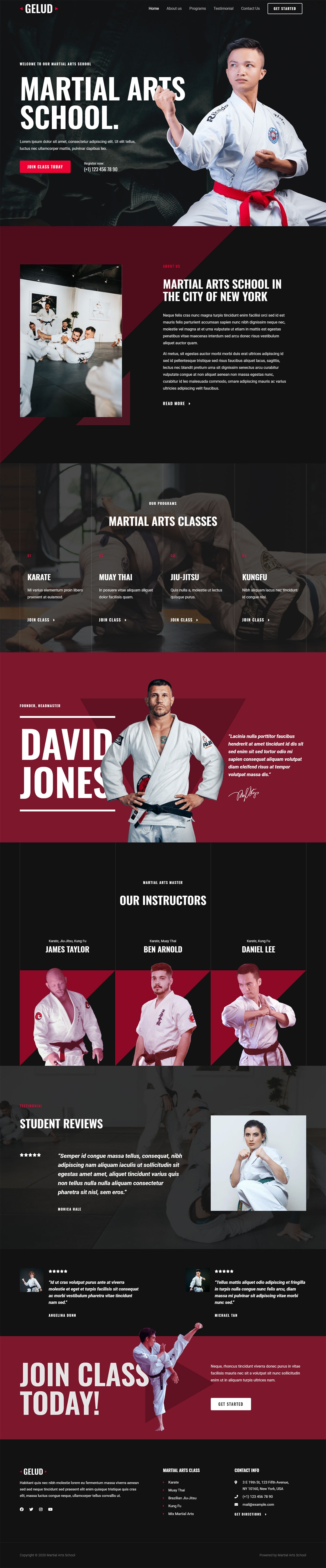 Martial Arts School