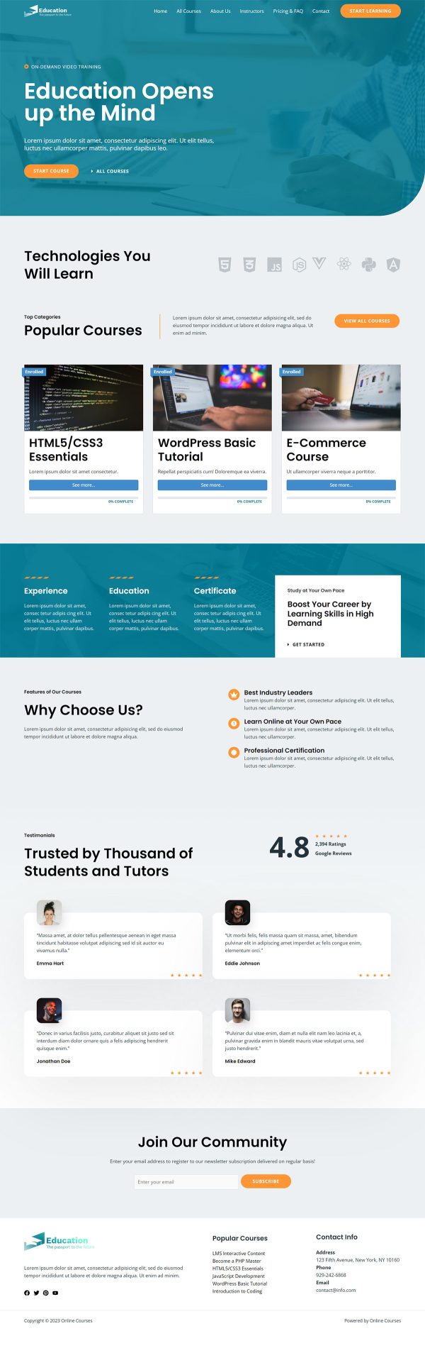 Online Courses