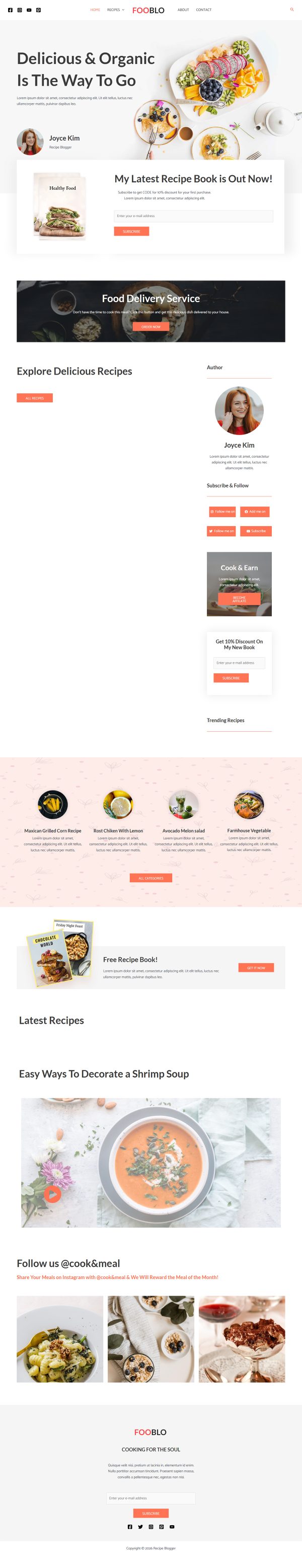 Recipe Blogger