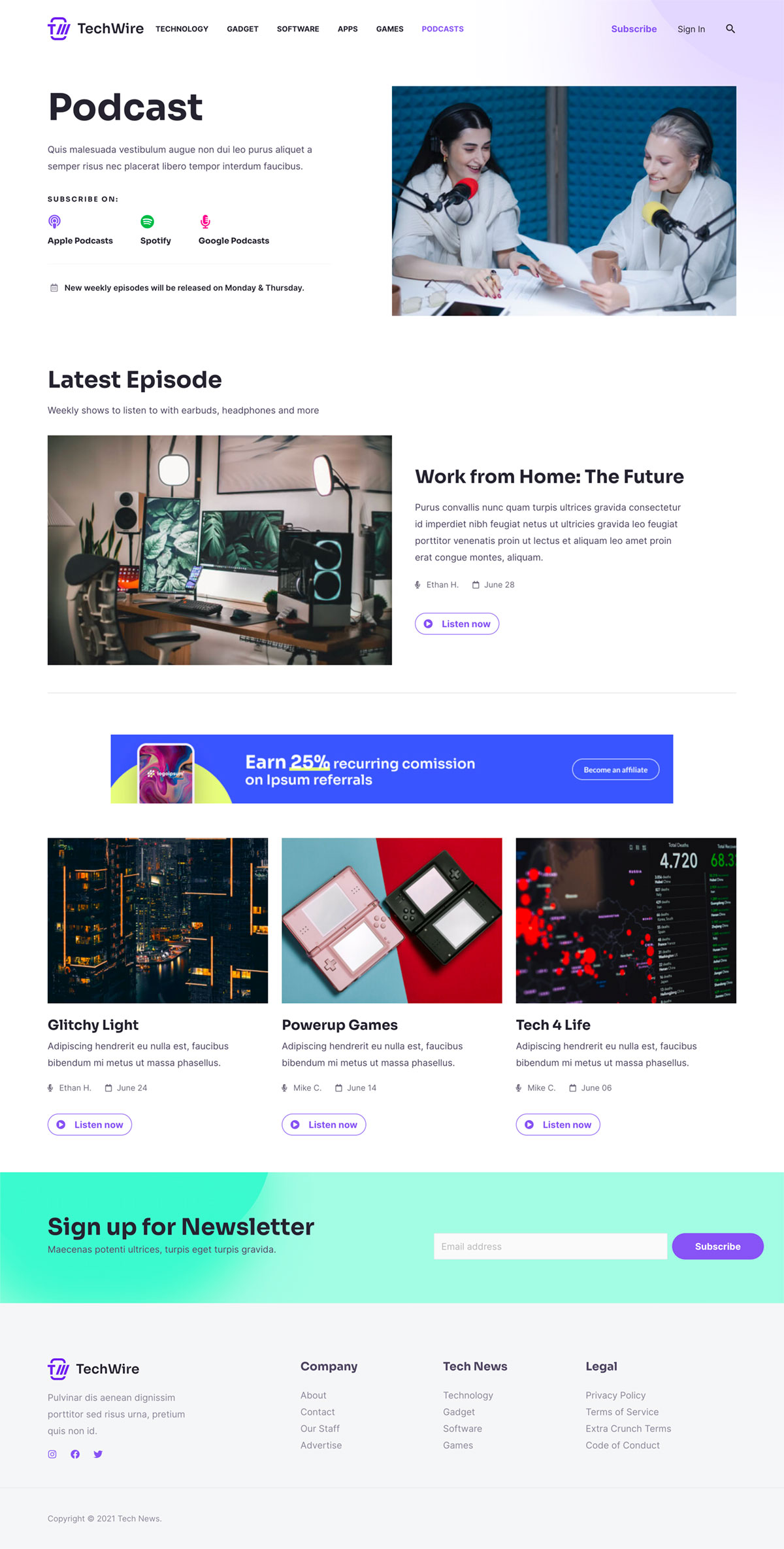 Podcasts