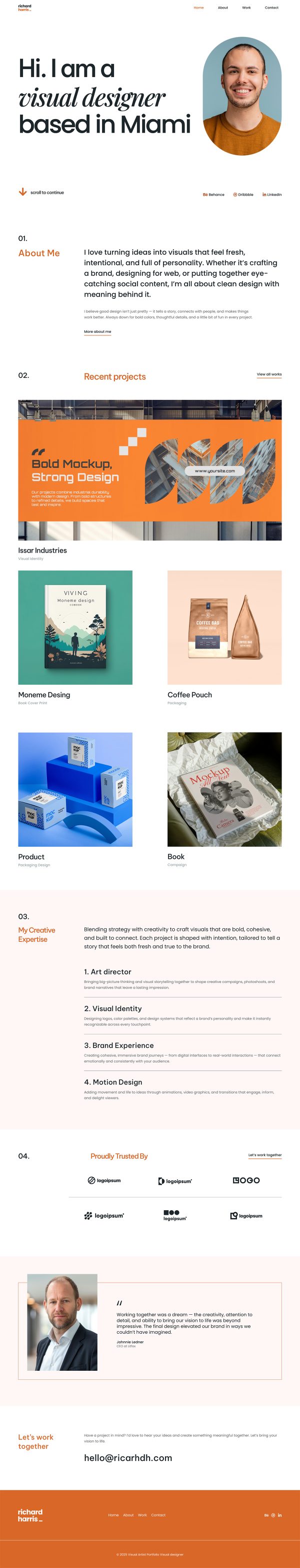 Visual Artist Portfolio