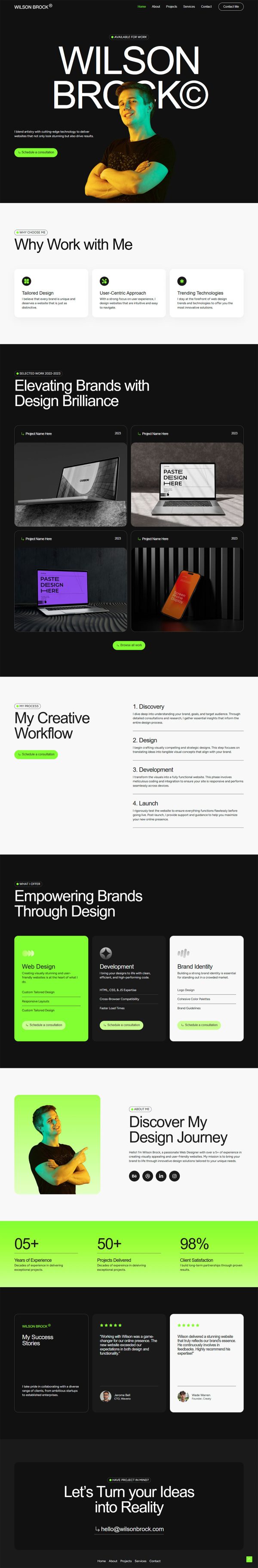 Web Designer Portfolio