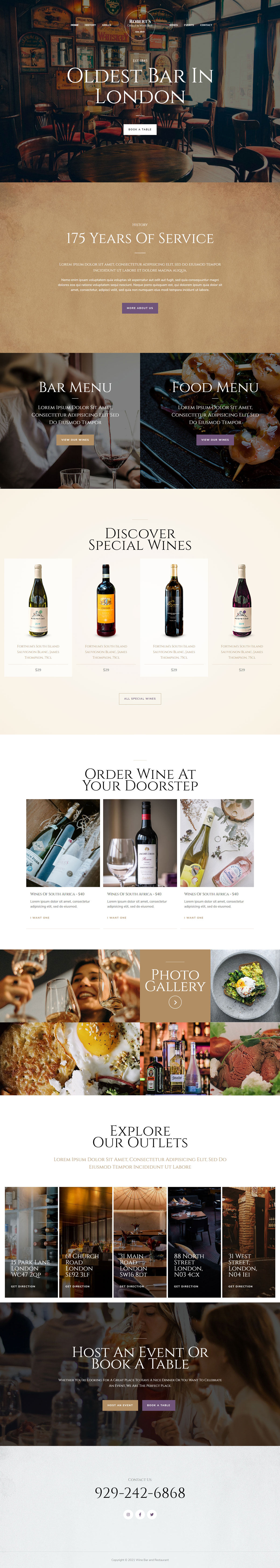 Wine Bar and Restaurant