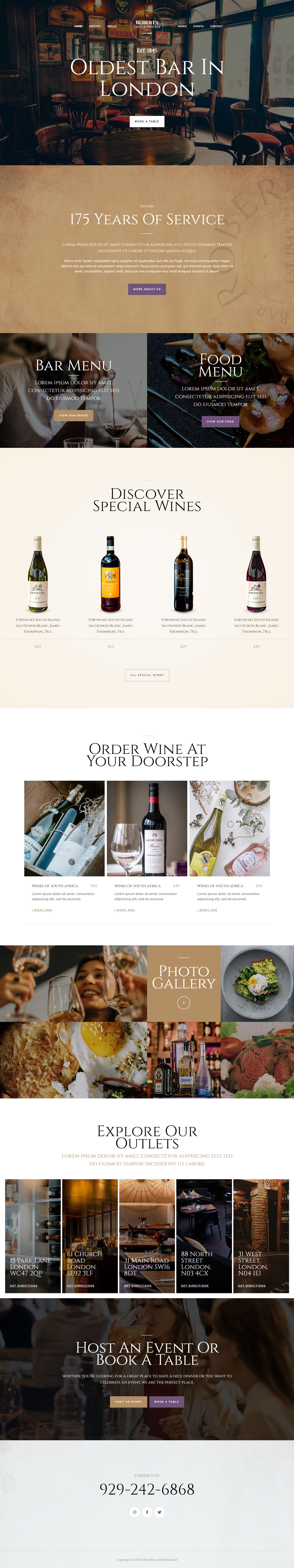 Wine Bar and Restaurant