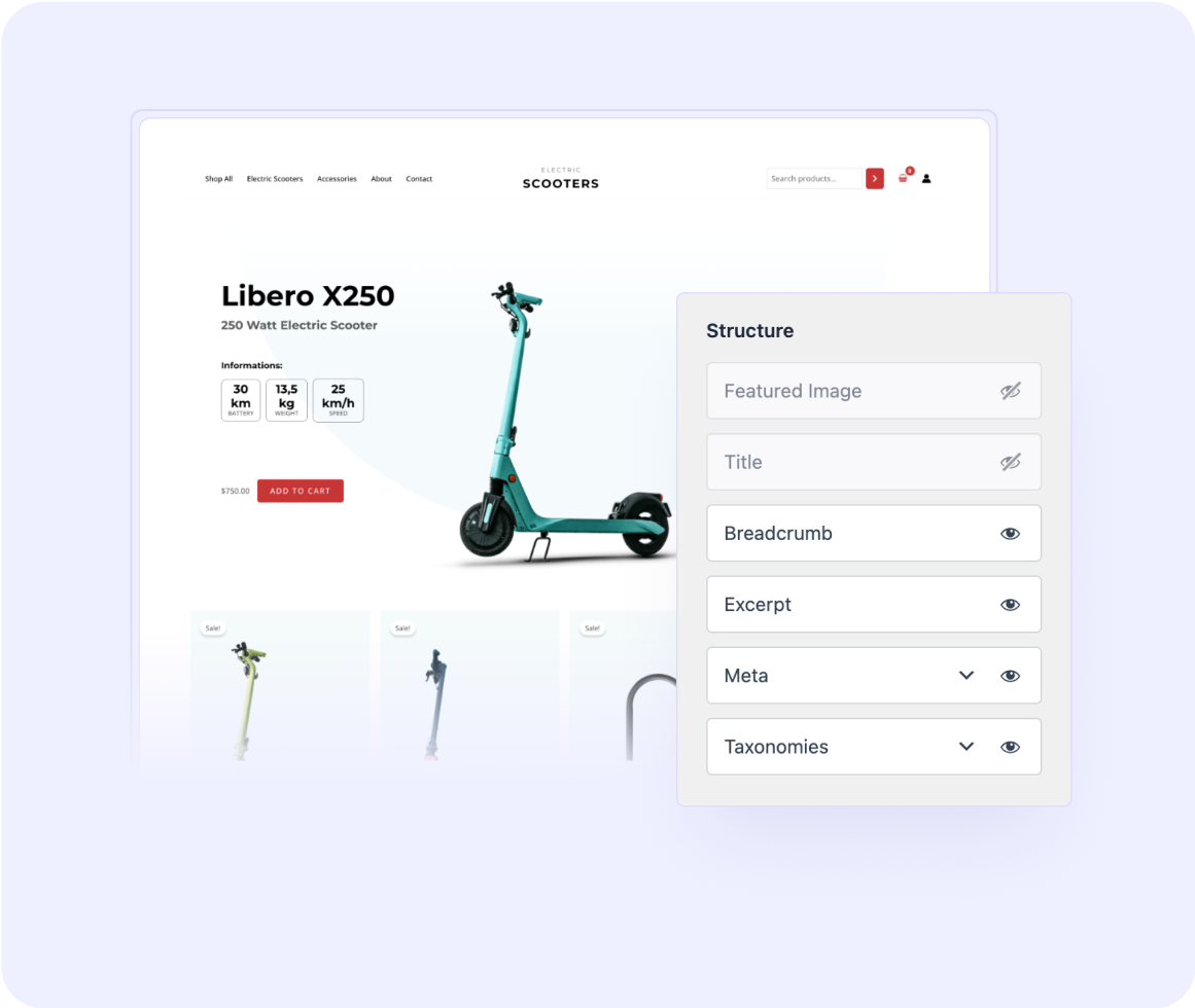 Disable Title Featured Image Sidebar