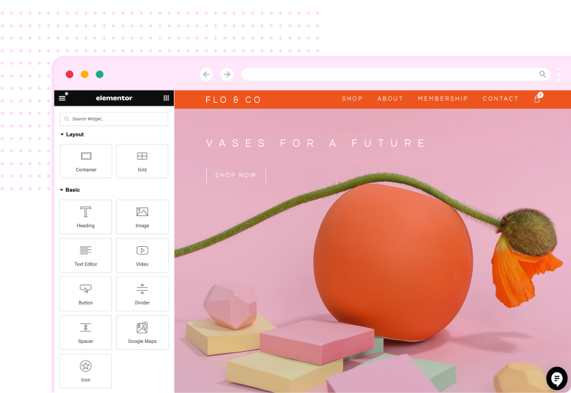 Elementor page builder