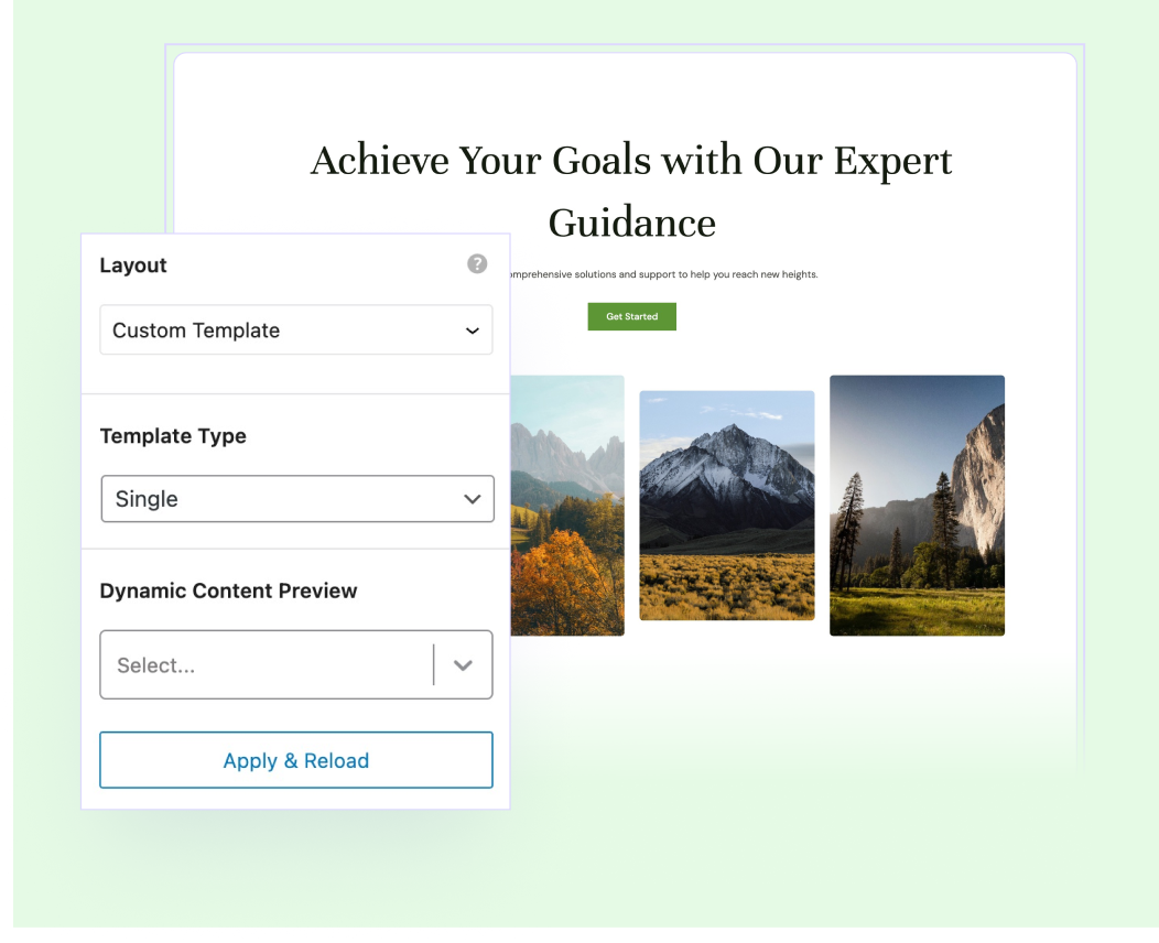 Single Astra Site Builder