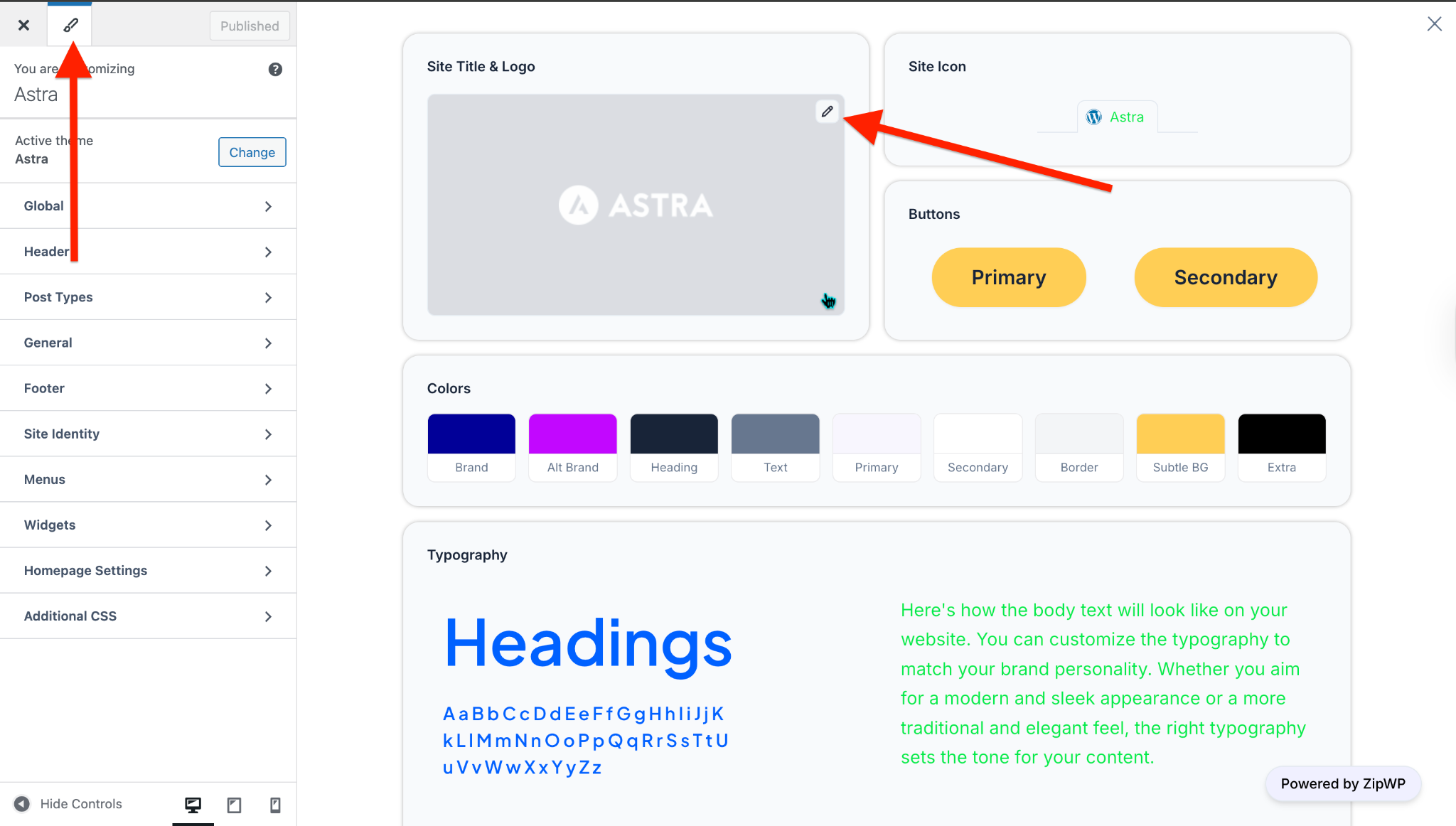 Getting Started with the Astra Customizer Word Image 203311 2