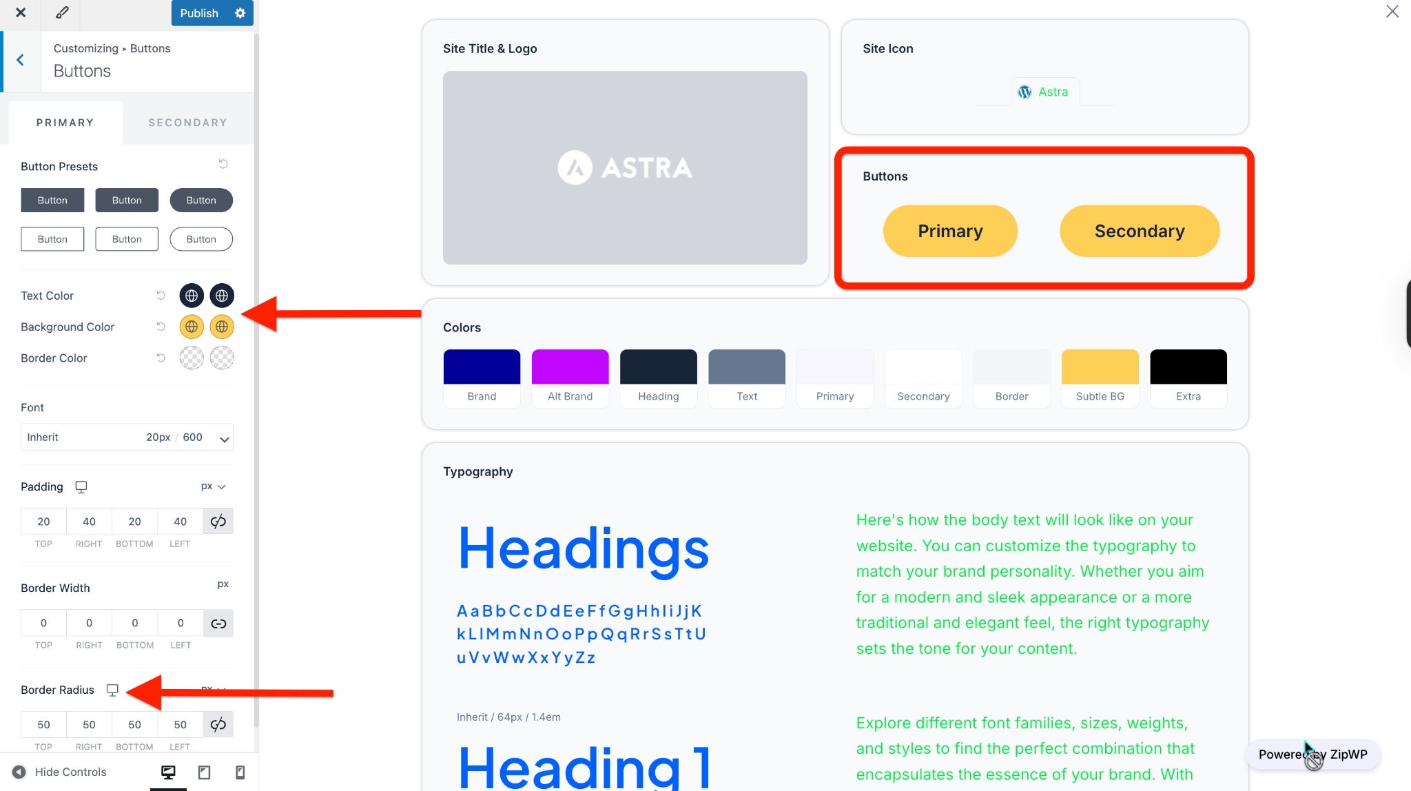 Getting Started with the Astra Customizer Word Image 203311 7