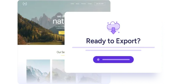 Export Entire Sites Visual